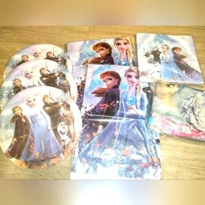 Disney Frozen Party Supplies Bundle NWT